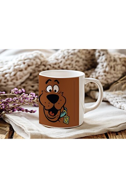 Beramussa كوب سكوبي دو بتصميم بني - هدية لمحبي الكلاب الكرتونية