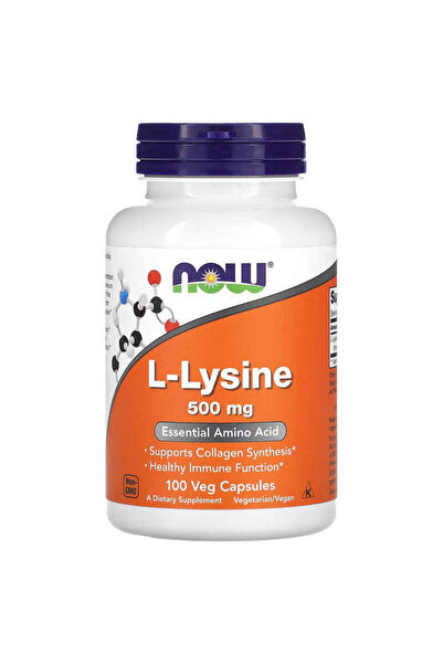L-Lysine Lizin 500 mg 100 Veg Caps