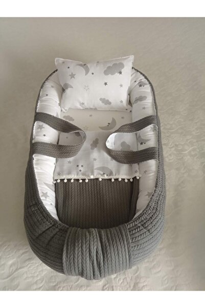 Wenaris Babynest Bebek Yatağı Anne yanı Bebek Yastığı 0-24 ay ve Battaniye