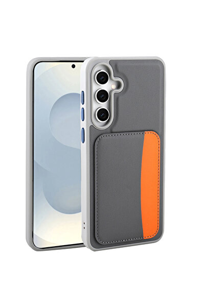 kılıffuarı غطاء حماية سامسونج جالاكسي إس25 إف إي مع حماية للكاميرا وحامل بطاق...