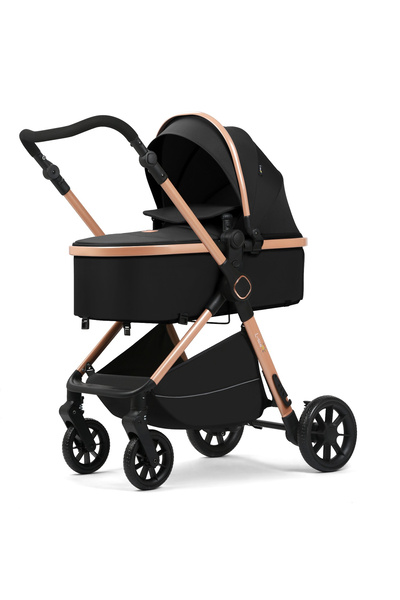 L-Sun 2 in 1 stroller, F7 Black, reversible, compact folding, double suspension