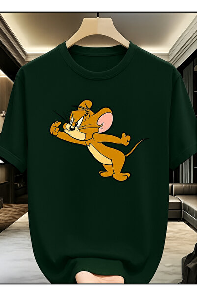 New Shine Jerry cu imprimeu supradimensionat tricou