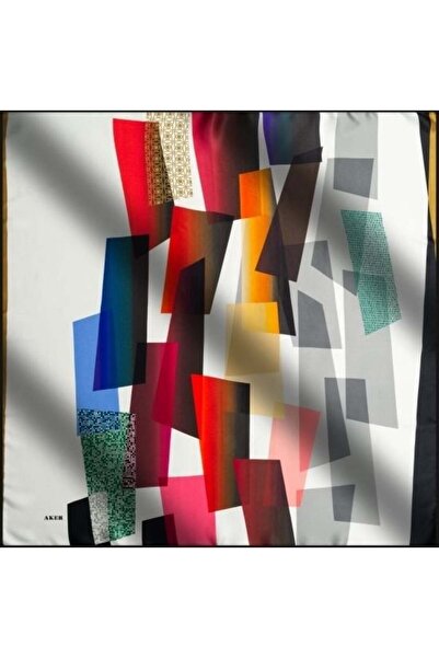 Aker وشاح حرير نوستالجي سيرا 7917-313