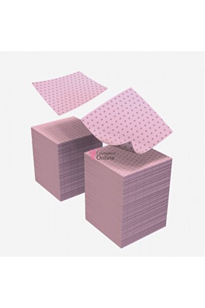 STALEKS Perforated nail pads / napkins, lint-free, Staleks, 400 pcs pink, art WE-400