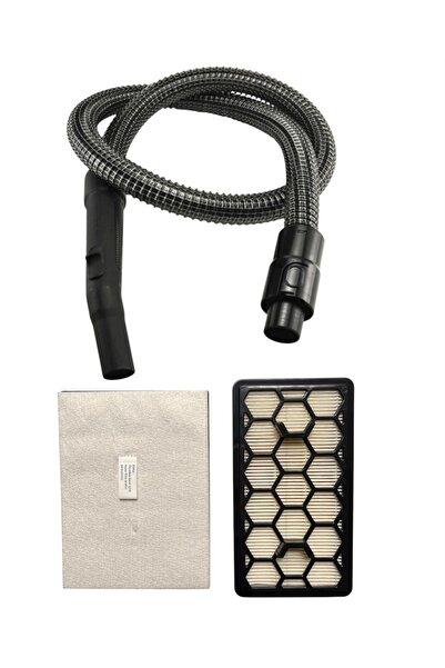 CLEANPOWER Set de furtun din sârmă de oțel și filtru compatibil cu ventuză Ka...