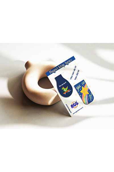 AGG Reklam Magnetli (Magnetli) Bookmark Motivational Themed Set of 2