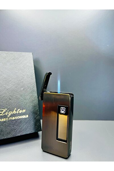 doğan hediyelik Pilli Ateşleme Rüzgara Dayanıklı Gazlı Lüks Çakmak