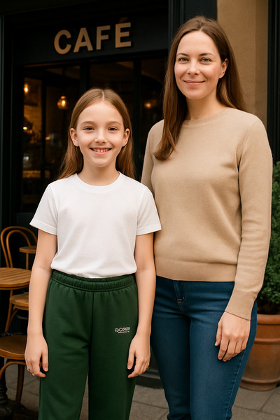 STYLENEST Girl's Jogger Sweatpants Green