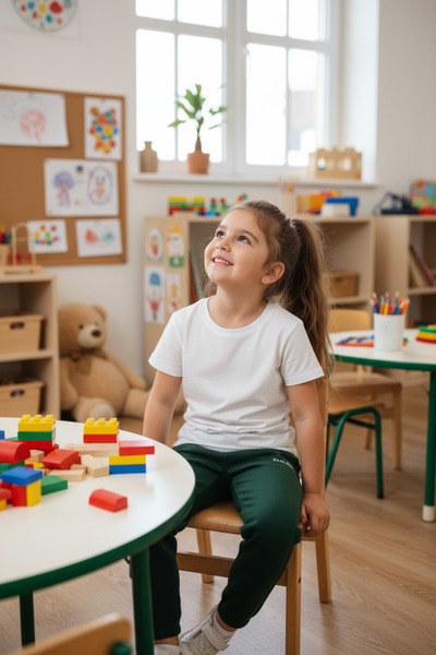 STYLENEST Girl's Jogger Sweatpants Green