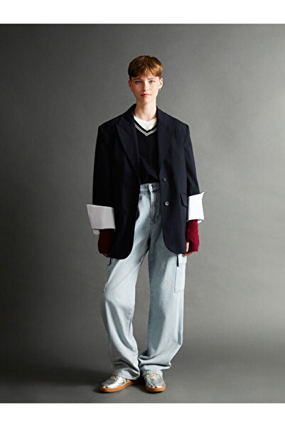 LC Waikiki Wideleg Women's Cargo Jean Pants