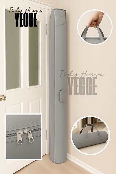 YEGGE Kaliteli Halı Hurcu - 6m2 210cm Pencereli, Taşıma Kulplu, Kalın Kumaşlı Halı Kılıf -Halı Düzenleyici