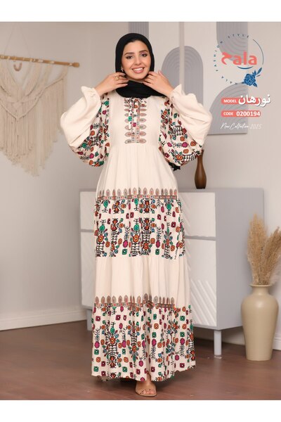 Hala Linen dress in viscose, 100% cotton, ultimate elegance