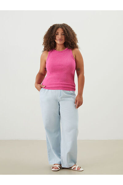 LC Waikiki Straight Fit Women's Jeans with Elastic Waist