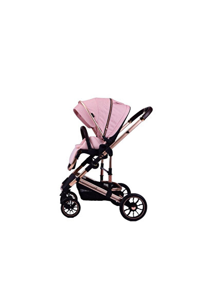 L-Sun 3 in 1 convertible stroller, reversible, foldable, F6 Luxury Pink