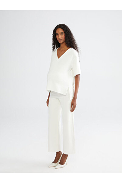 LC Waikiki Rmz Gi̇yi̇m Farkiyla Tummy Panel Slim Fit Maternity Jean Pants