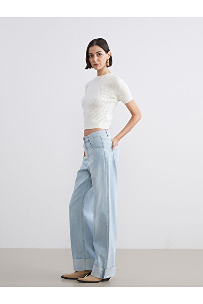 LC Waikiki Straight Fit Γυναικείο Jean Παντελόνι