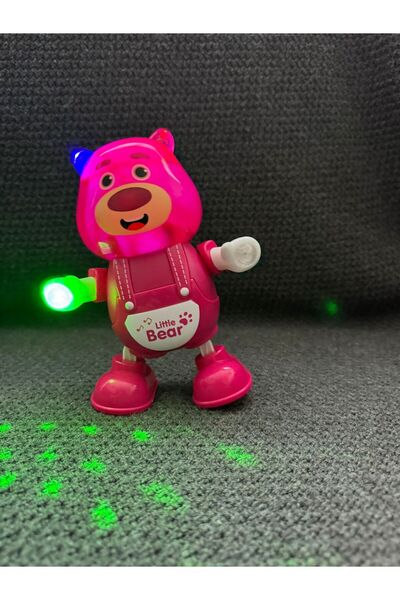 mesorelle Dans Eden Oyuncak Ayı - Işıklı ve Müzikli Little Bear Eğitici Oyuncak 3 Yaş Üstü-pilli 3 farklı müzi