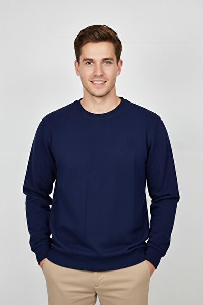 BAGLAN Men's Crew Neck Thessaloniki Sweatshirt Regular Fit Bgl-St04870