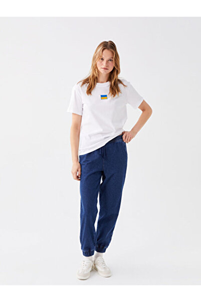 LC Waikiki Elastic Waist Jogger Women's Jean Trousers