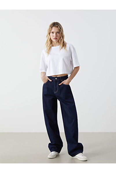 LC Waikiki Baggy Fit Kadın Jean Pantolon