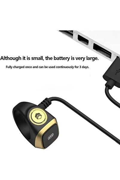 Generic Smart Tasbih Zikr Ring E01 (Nova Blue, 18mm)