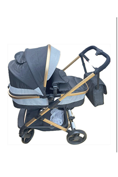 Krista 2 in 1 stroller, convertible pram-sport, 608 Black