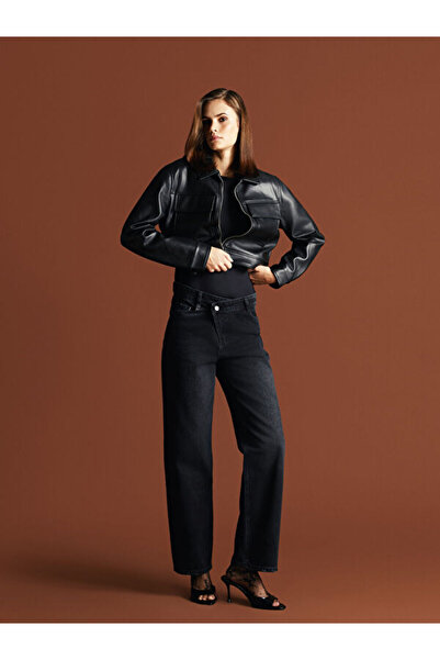 LC Waikiki Pantaloni Jean de damă Straight Fit