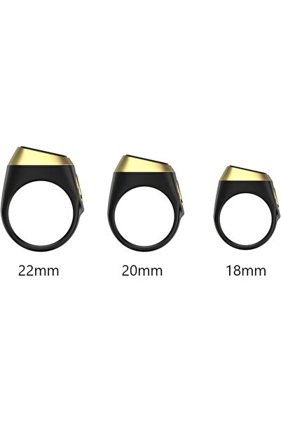 Generic Smart Tasbih Zikr Ring E01 (Green, 18mm)