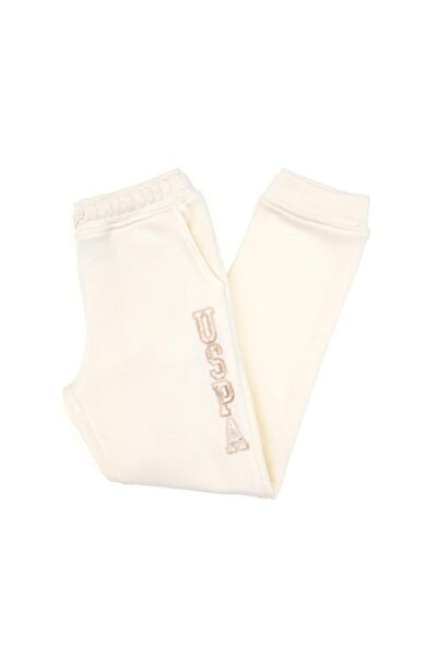 U.S. Polo Assn. Girl's Sequin Embroidered Jogger Sweatpants Teksporpu-787.9