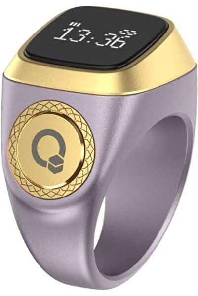 Generic Smart Tasbih Zikr Ring E01 (Violet, 18mm)