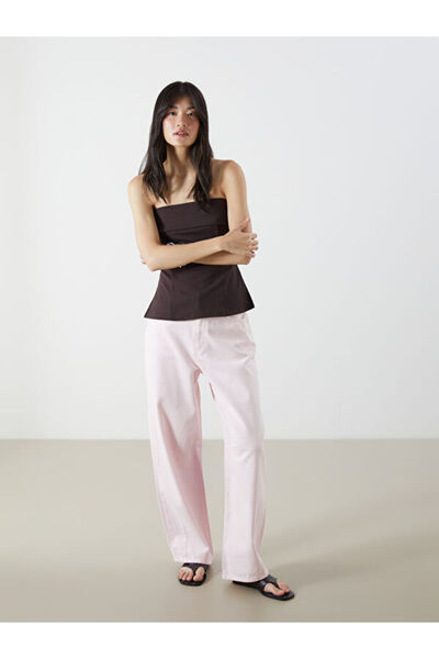 LC Waikiki Γυναικείο Jean Παντελόνι Baggy Fit