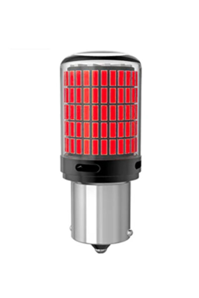 RADUS Bec LED Canbus 1156/BA15S P21W 3014, 144 LED-uri - Marșarier/Semnalizare/Frână, Roșu