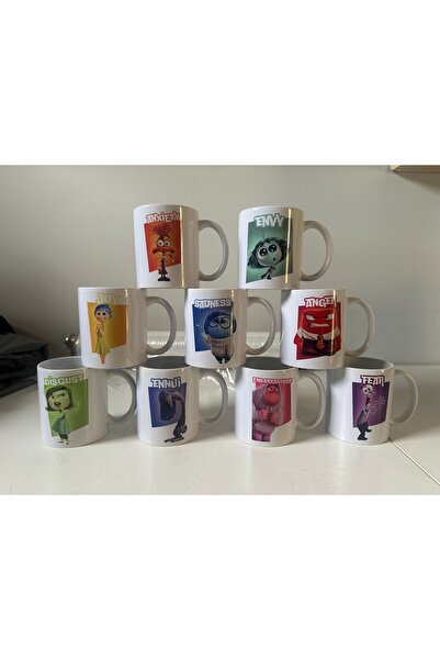 ALPŞAN TİCARET Reverse Face Mug Cup 9 Pieces