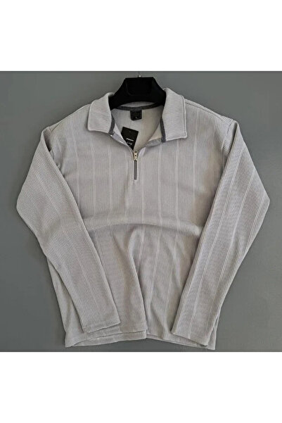 viperkombin ملابس رجالية من التريكو العثماني بسحاب نصفي وقصة واسعة