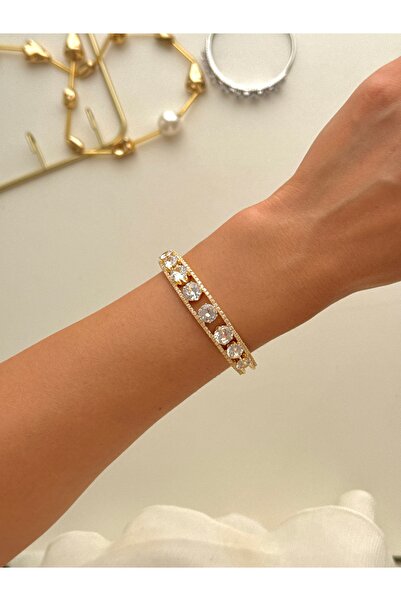 YOUES JEWELRY ÇELİK PRENSES MODEL MİNİMALİST AYARLANABİLİR KELEPÇE