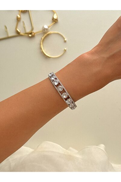 YOUES JEWELRY ÇELİK PRENSES MODEL MİNİMALİST AYARLANABİLİR KELEPÇE