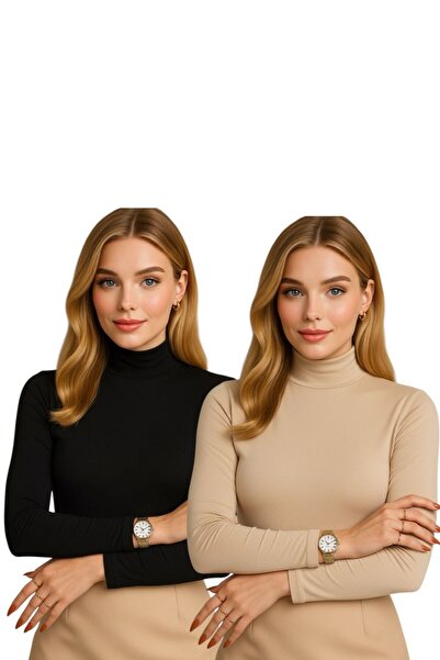 bykombincim Kadın Uzun Kollu Balıkçı Yaka Body 2’li Kombin – TARZINI KENDİN Y...