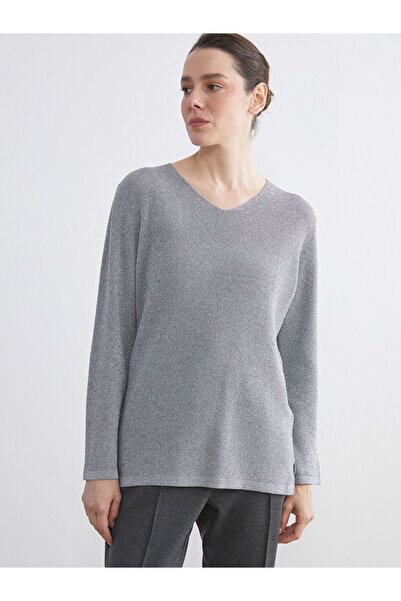 LC Waikiki V-Neck Women's Knitwear Sweater