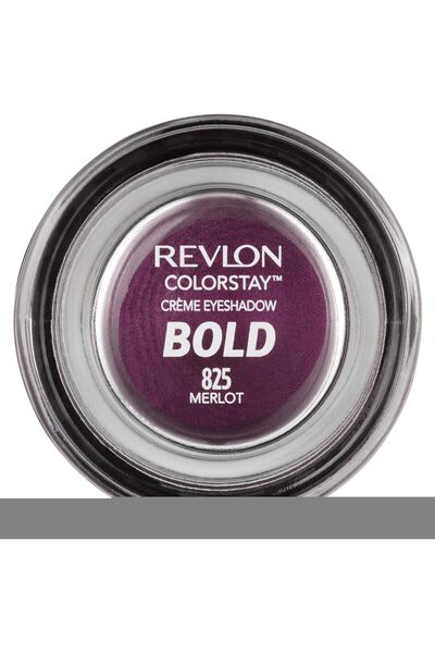 Revlon ColorStay Cream Eyeshadow - Long-Lasting Matte or Shimmer, Blending Brush, Merlot (825)