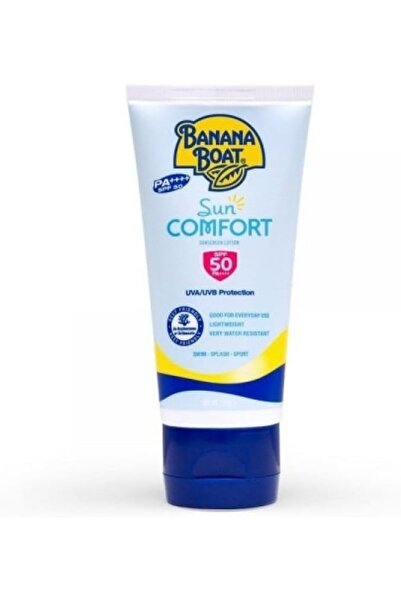Banana Boat - لوشن صن كومفورت بعامل حماية من الشمس 50 - 90 مل، لجميع أنواع ال...