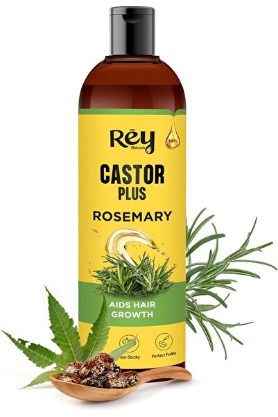 rey naturals زيت الشعر كاستور بلس روزماري 200 مل