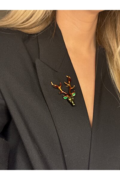 YOUES JEWELRY ÇELİK BROŞ KADIN ERKEK UNİSEX