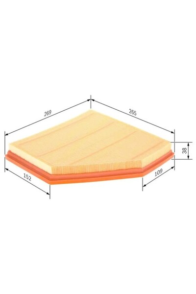 Bosch F026400270 Air Filter 13718605164