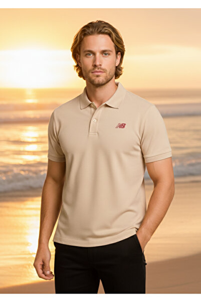 New Balance Nb Fashion Class Basic Men's Pique Polo Neck T-Shirt