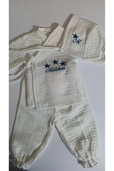 Candy Müslin alt üst bebek takım