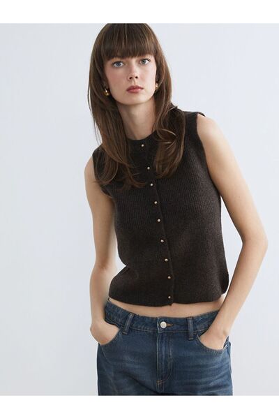 LC Waikiki Lcw Vision Crew Neck Women's Knitwear Vest