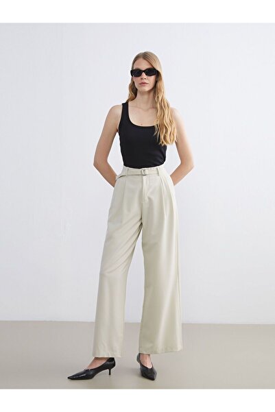 LC Waikiki Lcwaikiki Basic U Neck Corded Fabric Women's Undershirt