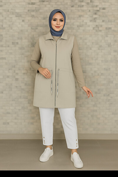 sarıdağ Modal Modesty Vest Jacket Waistcoat