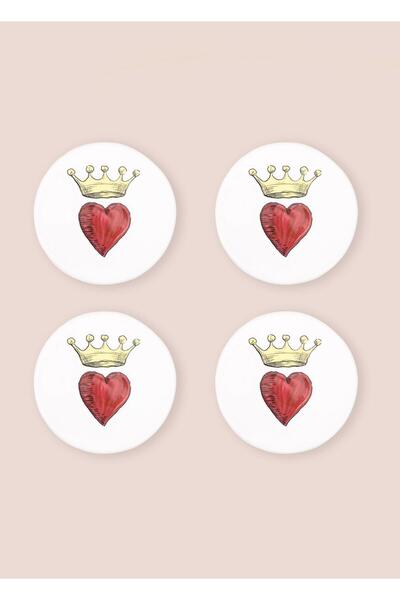The Mia Luv Coasters Set of 4 - 10 cm