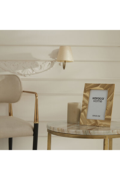 Karaca Home Lana Fotoğraf Çerçevesi Gold 10x15 cm